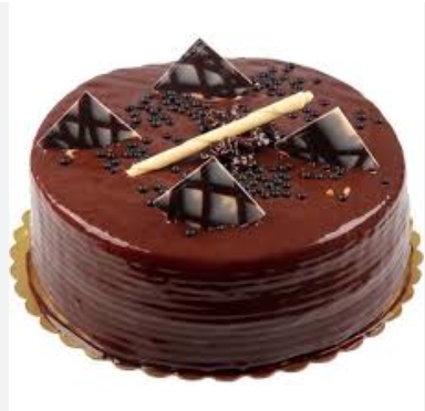 Pastane Usulü Taze Çikolatalı Yuvarlak Pasta 2-3 Kişilik